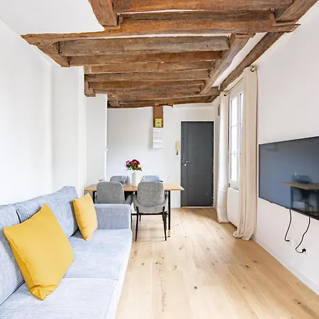 Appartement Quartier Fontaine Chatelet Les Halles Free Netflix Paris Exterior photo