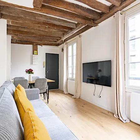 Appartement Quartier Fontaine Chatelet Les Halles Free Netflix Paris Exterior photo